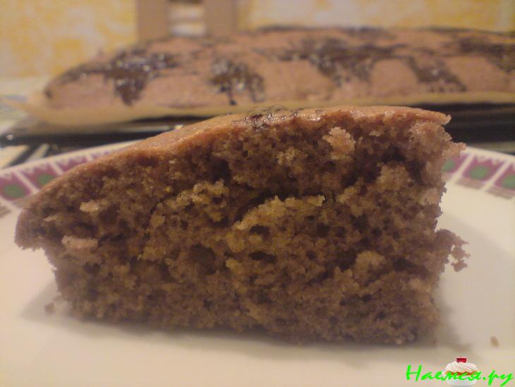 Пирог шоколадно-ореховый 'Квики'