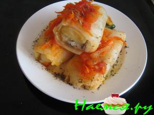 Арабские фанты с грибами и кус-кусом (Вариант для поста)