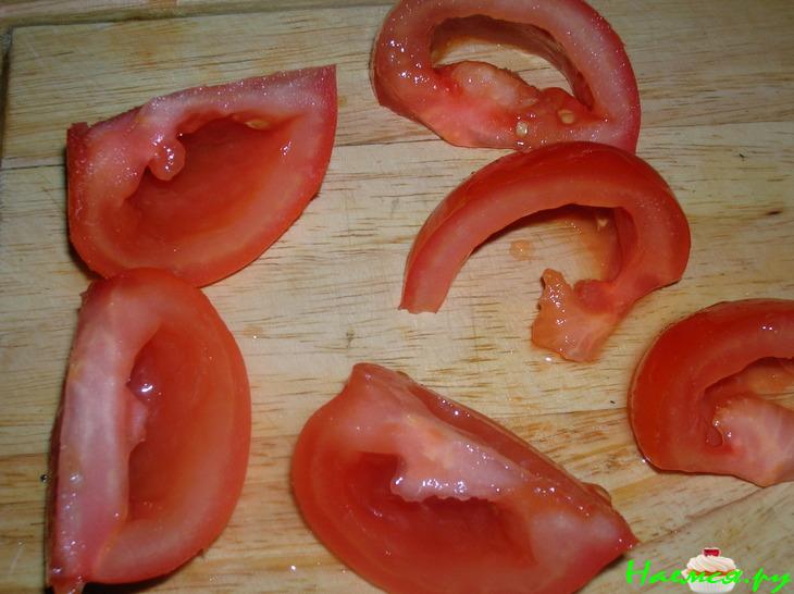 Закусочный кекс с баклажанами и помидорами