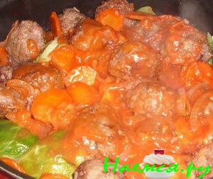 Тефтели в томатном соусе