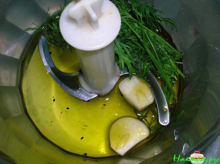 Дорада запеченная с овощами