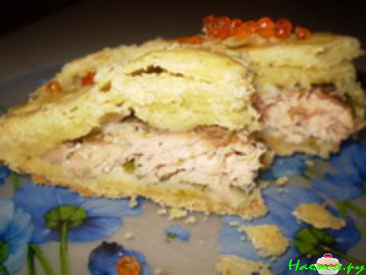 Пирог "Золотая рыбка"