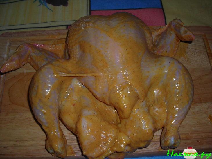 Аппетитная курочка целиком