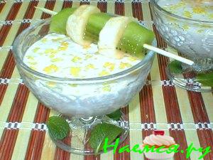 Крем из бананов и йогурта