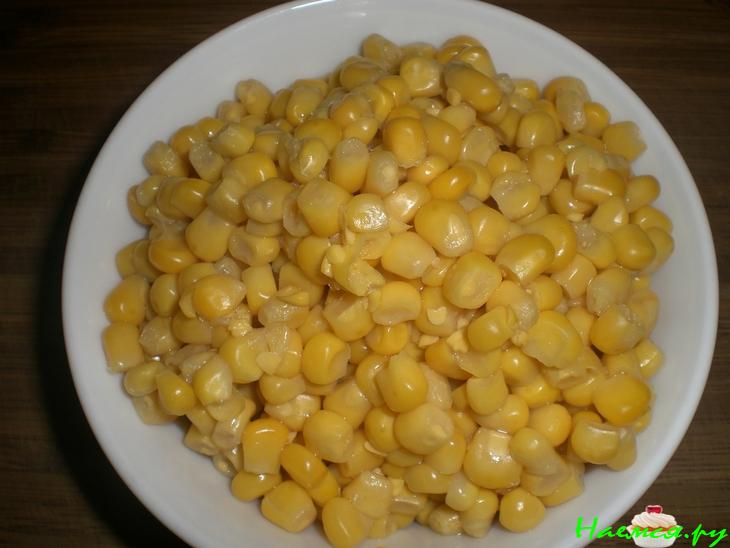 Салат с ветчиной "Экзотика"