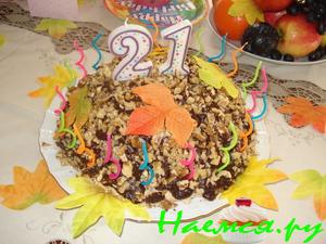 Торт "Муравейник" с двумя кремами