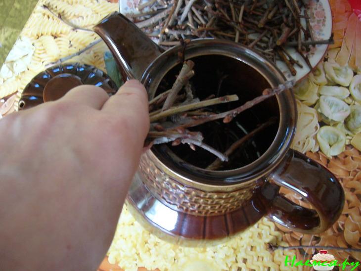 'Палкин чай' или тёмно-красный чай из вишни