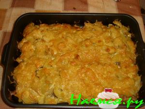 Мясо по-французски с картофелем