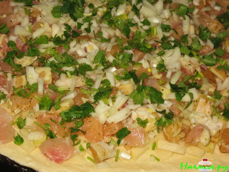 "Рыбный пирог с пангасиусом и картофелем"