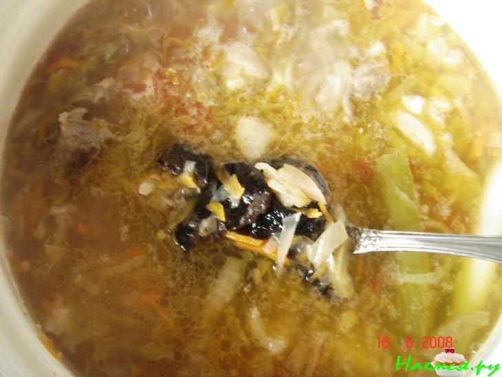 Щи с добавлением чернослива Щи с добавлением чернослива