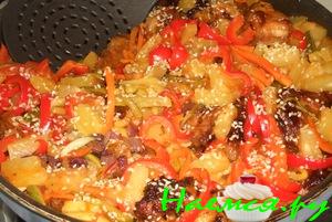 Курица в кисло-сладком соусе