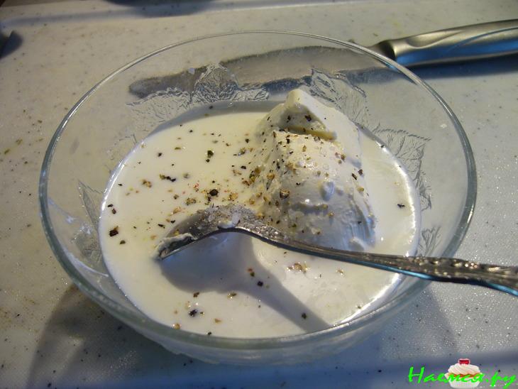 Гратен с пореем и рыбой