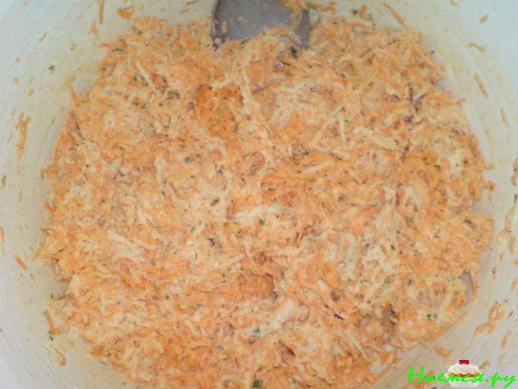 Салат из кольраби и моркови