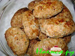 Зразы с яйцами и зеленым луком