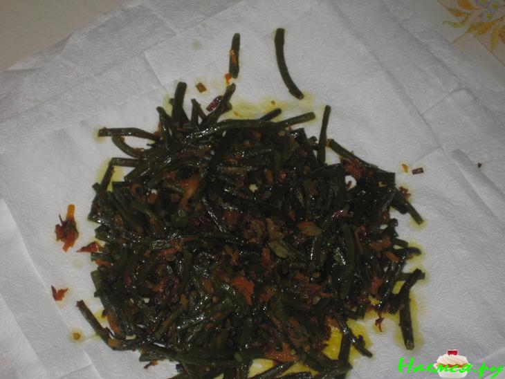 Стрелки чеснока жаренные