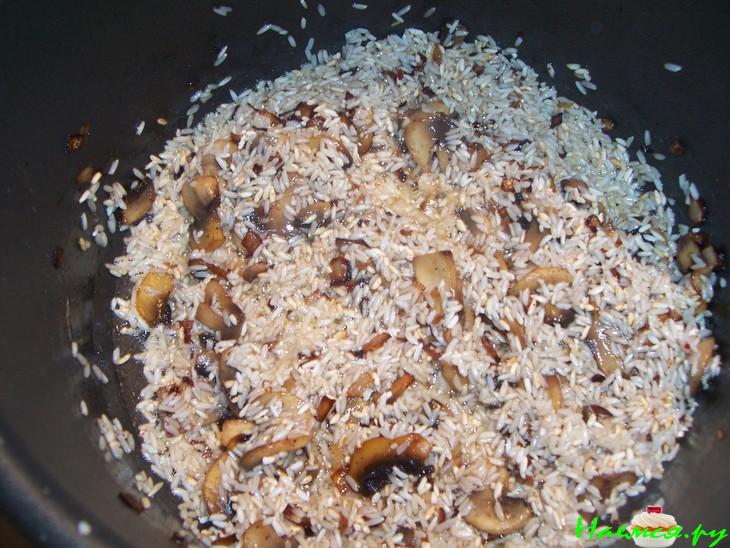 Ризотто с шампиньонами