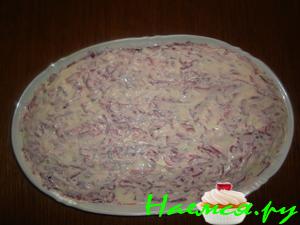 "Селедка под шубой" упрощенная