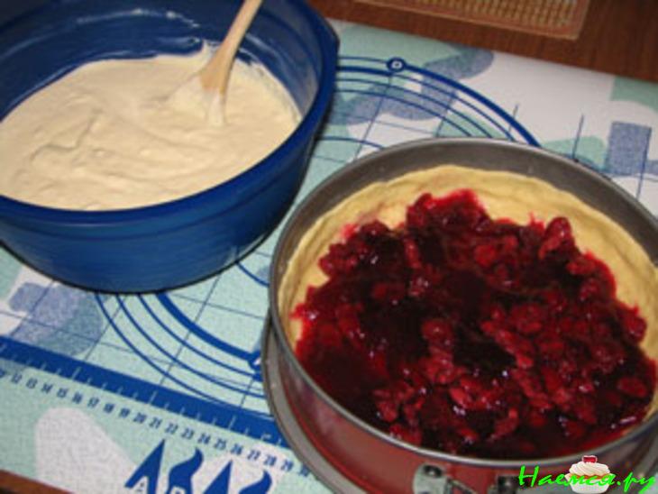 Творожный чизкейк с вишней