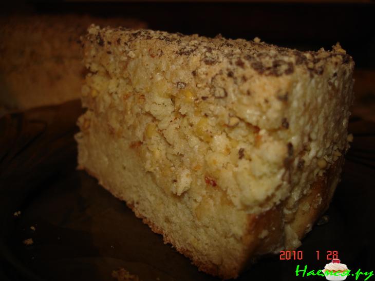 Торт "Ореховый" с кремом
