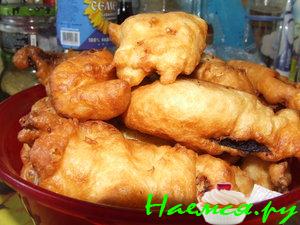 Филе морского окуня в простом кляре