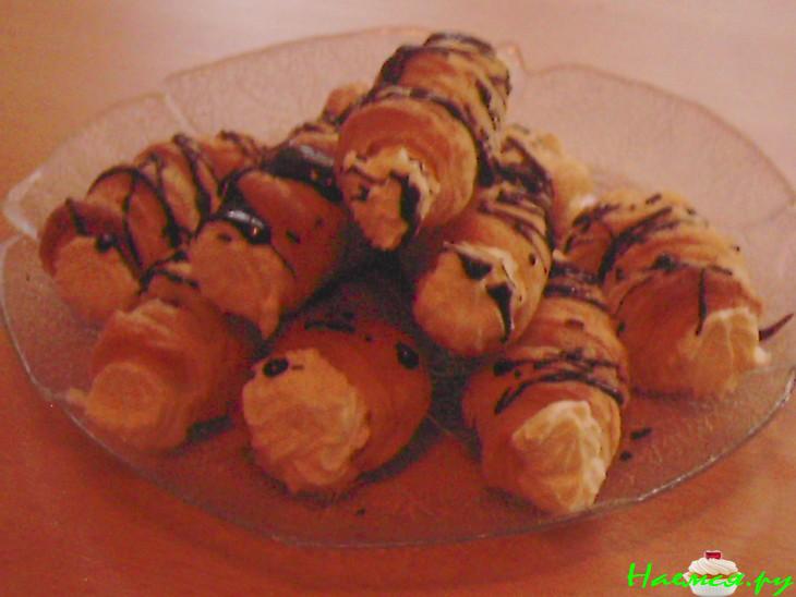 Сливочные трубочки Сливочные трубочки