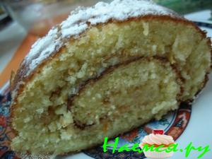 Рулет с апельсиновым кремом Рулет с апельсиновым кремом