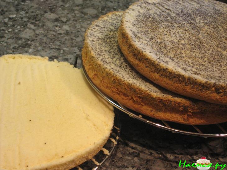 Торт Маково-клубничный