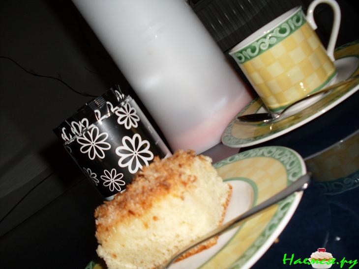 Кокосовый пирог с ванилью