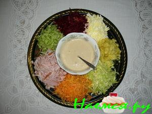 Салат "Цветик-семицветик"