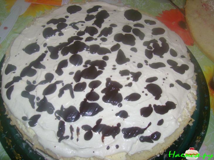 Торт "Юбилейный" с малиновой пропиткой