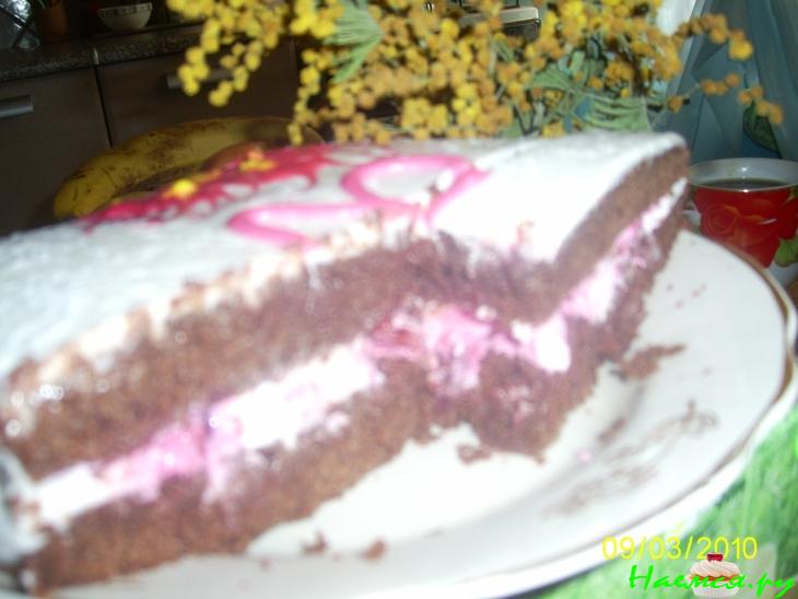 Шоколадный торт с вишней (вариант)