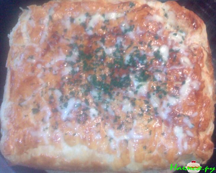 Пирог с капустой и курицей