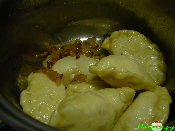 Вареники на пару