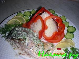 Чесночно-укропный карп