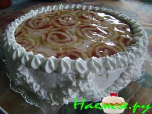 Клубнично-йогуртовый торт Клубнично-йогуртовый торт