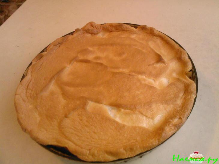 Итальянский пирог с безе и апельсиновым кремом