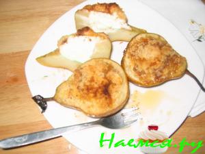 Груши запеченные с сыром рикотта