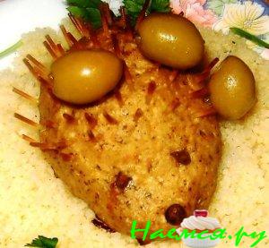 Мясные зразы "Ёжики колючие"