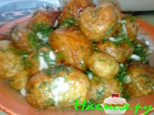 Молодая картошечка во фритюре