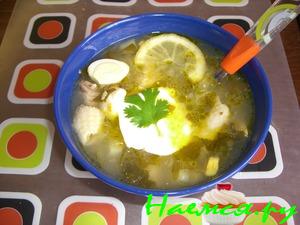 Супчик щавелевый - ну ооочень вкусный!!!