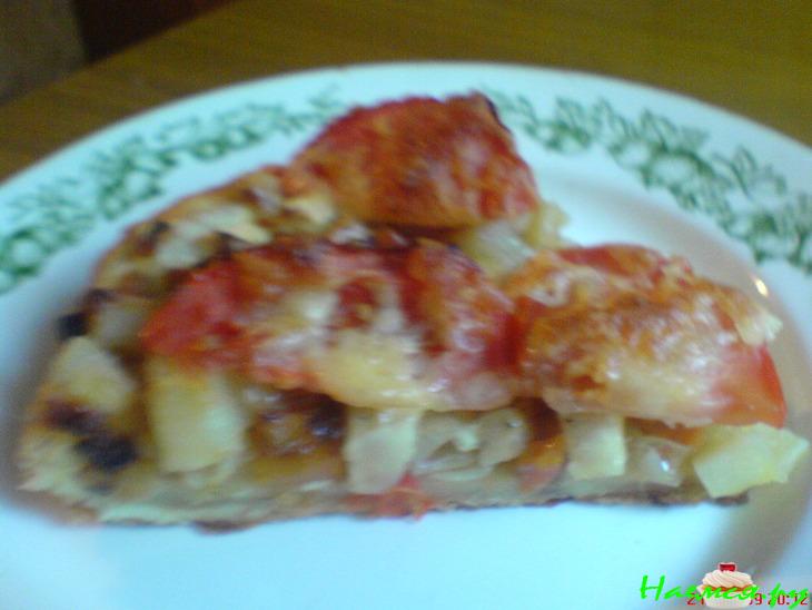 Слоёный пирог с овощами