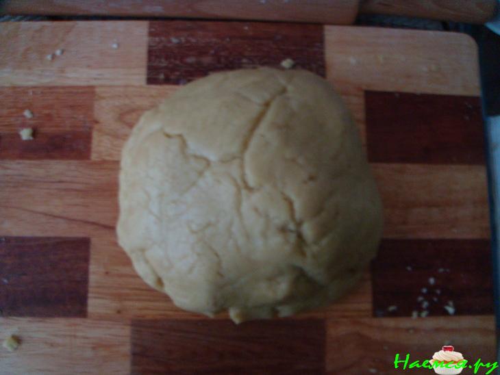 Твороженные пирожные с персиком