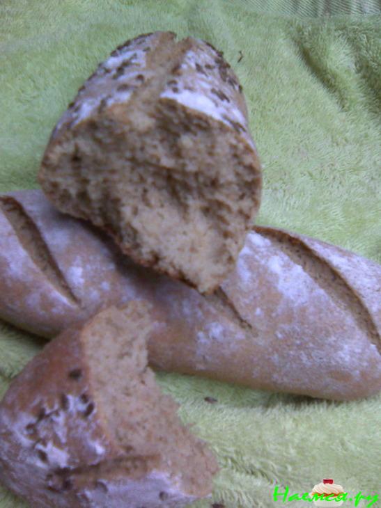 Багет «Неделька» на закваске. Рецепт один, а хлеб каждый день разный!