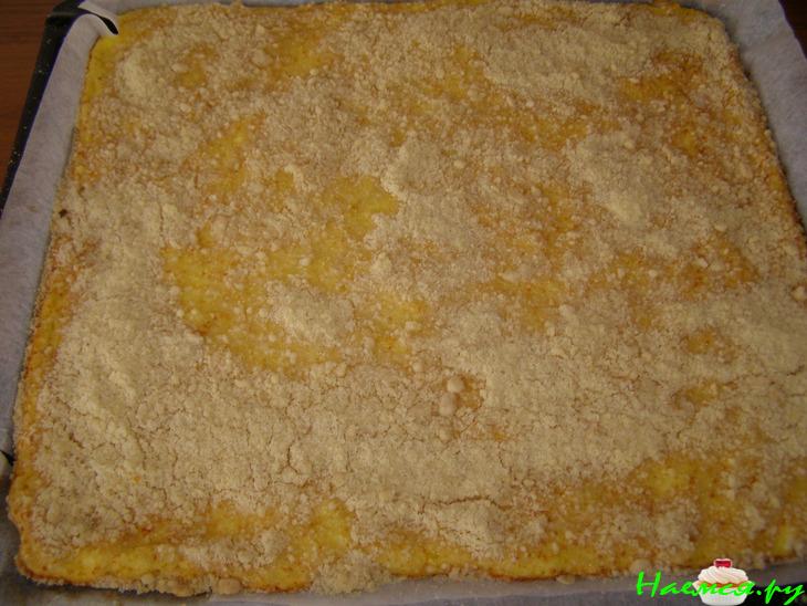 Пирог творожно-фруктовый 