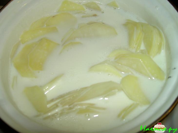 Печеный картофель кассероль