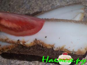 Сало в луковой шелухе