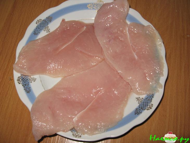 Запечённые куриные рулеты