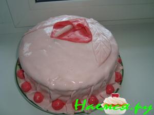 Торт "Генерал" с вишней