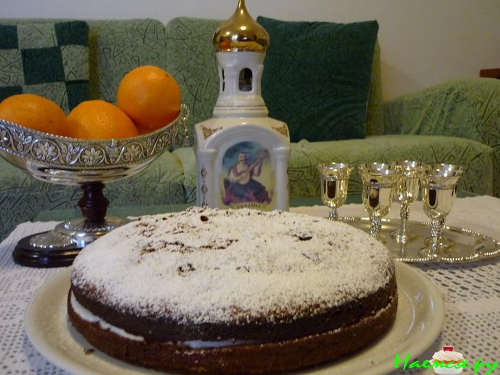 Торт "Пражский" со сметанным кремом