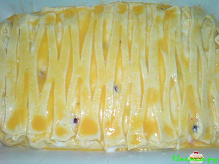 Пирог из Рикотты с вишнями